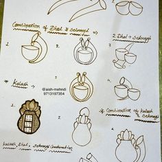 the instructions on how to draw rings and pendants for someone's jewelry collection