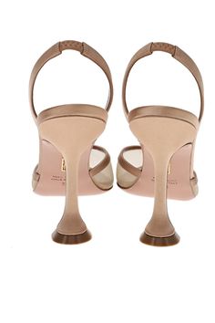 This slingback features a glossy sand satin and is set upon a custom 95mm martini heel designed for comfort. Esme is accented with a signature mesh upper that gently molds to your foot and leaves an almost-naked effect to compliment any outfit. Upper Satin: 100% Silk Upper Mesh: 100% PA Sole: 100% Cow Leather Lining: 100% Kid Leather Heel Measures 95 mm Made in Italy Slingback Heel, Designer Heels, Leather Heels, Cow Leather, High Heel Shoes, Martini, High Heels, Cow, Mesh