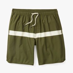 The Anchor Short | Swim Suit With Liners | Fair Harbor Casual Athletic Shorts With 5-inch Inseam For Sports, Casual 5-inch Inseam Athletic Shorts For Training, Casual Training Shorts In Recycled Polyester, Casual 5-inch Inseam Athletic Shorts For Sports, Casual Swim Trunks With Moisture-wicking For Training, Casual Quick-dry Swim Trunks For Training, Breathable Casual Swim Trunks For Training, Casual Green Swim Trunks With Upf 50+, Sporty Green Swim Trunks With Upf 50+