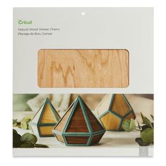 three wooden geometrics are shown in the package