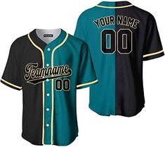 Amazon.com: Custom Cream Black Split Baseball Jerseys Mens Personalized Sport,Cream Black Split Men Baseball Jerseys,Custom Baseball Jerseys Name Number,Cream Black Split Jersey for Men | JN10051 : Clothing, Shoes & Jewelry Jersey Uniform, Gifts For Sports Fans, Team Name, Blue White And Black