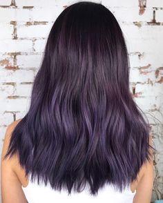 Balayage Purple, Natural Ombre, Ombre Purple, Brown Ombre Hair, Balayage Ombré, Color Balayage, Balayage Ombre, Hair Ombre, Brown Hair Balayage