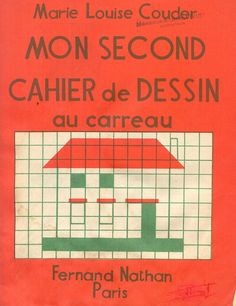 a book with an image of a house on the cover and words written in french