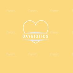 a yellow background with the words daybotics written in white on top of it