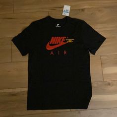 Nike T-Shirt Get Over Your Fear Of Heights Colors Black Red Orange Sizes: M L Xl Xxl Unworn. Nwt Unworn.Deadstock 100 % Authentic Condition 10/10 Black Nike Cotton T-shirt, Red Short Sleeve T-shirt With Logo, Nike Cotton Top With Logo, Nike Cotton Tops With Logo, Nike Black T-shirt With Letter Print, Black Nike T-shirt With Letter Print, Nike Black Cotton T-shirt, Red Graphic Tee With Logo, Red Short Sleeve Tops With Logo