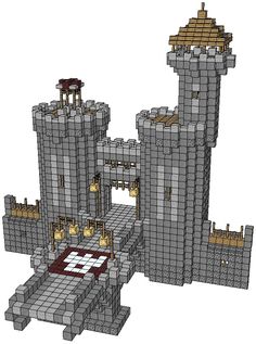 an image of a castle made out of lego blocks