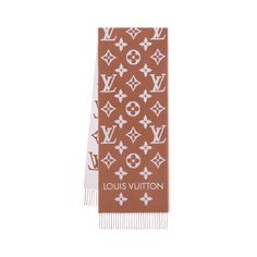 LOUIS VUITTON® - Lv Essential Scarf - Hazelnut Louis Vuitton Official, Jacquard Weave, Hazelnut, Classic Design, Ideal Gift, Scarf Accessory, Weaving, Louis Vuitton, Monogram