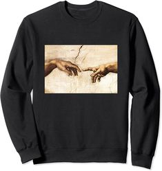 The Creation Of Adam By Michelangelo Classic Art Painting Sweatshirt Creation Of Adam Painting, Adam Painting, Funny Jack Russell, The Creation Of Adam, Dog Nose, Bernie Sanders, Jack Russell Terrier, Laughing So Hard, Jack Russell