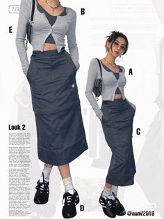 Fashion Inspo Outfits 2000, Street Style Maxi Skirt, Y2k Fashion Inspiration, Fall 2000s Fashion, Winter Fashion Y2k, Nanv2018 Outfits, Acubi Fashion Y2k Winter, Acubi Winter Style, 2000s Fashion Dresses