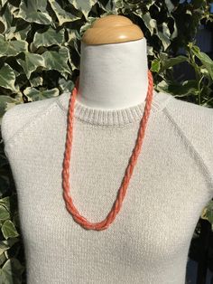 "This is a 3 strands vintage Japanese deep sea coral necklace. Natural pink color, untreated not dyed. Japanese deep sea precious coral is beyond rare and has been virtually unavailable for decades. This necklace consists of tubular beads. Tubular beads size are about 3x5-4.3x7.9mm Necklace length:62.5cm Mint condition. Please keep in mind that Japanese deep sea coral almost always has a few cracks and dimples that usually don't stand out. Most Japanese deep sea coral has cracks, which come from Vintage Coral Beaded Necklace In Red Coral, Vintage Coral Beaded Necklaces In Red Coral, Vintage Coral Beaded Necklaces, Coral Multi-strand Beaded Necklace, Coral Multi-strand Beaded Necklaces, Multi-strand Red Coral Beaded Necklaces, Coral Red Multi-strand Beaded Necklaces, Angel Skin, Sea Coral