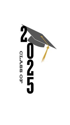 the logo for the class of 2016 is shown in black and white with a yellow tassel