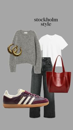 Maroon Samba Outfits Women, Burgundy Sambas Adidas Outfit, Burgundy Vans Outfit Women, Burgundy Accent Outfit, Burgundy Trainers Outfit, Work Outfits Sneakers Women, Adidas Samba Maroon Outfit, Burgundy Gazelle Outfit, Red Mesh Flats Outfit