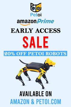 Get your programmable robotic 🐶😺 friend today - 20% off on Petoi.com, Amazon US & UK. #Petoi #Nybble #Bittle #OpenCat #STEM #BostonDynamics #robot #RobotDog #RobotPet #OpenSource #RobotCat #robotics #RobotKit #quadruped #gadget Mini Robot, Robotic Toys