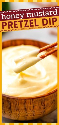 HONEY MUSTARD PRETZEL DIP, Gameday food ideas, Superbowl recipes Pretzel Dipping Sauce, Appetizer Sweet, Honey Mustard Recipes