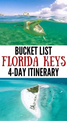 the florida keys 4 - day itinerary