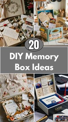 20 diy memory box ideas that are perfect for any special someone in your life