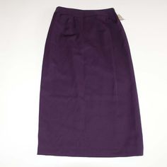 Talbots Women's Straight Pencil Skirt Features Back Zipper Closure Made In Japan Fully Lined Brand New Full Length Pencil Skirt Single Vent Design $98.00 Msrp Price Brand: Talbots Size: 10 Petite Color: Dark Purple Condition: New With Tags Fabric: 100% Wool Measurements Waist: 14.5 (29 Inches Doubled) Hip: 20 (40 Inches Doubled) Length: 32.5 Inches Womens Pencil Skirt, Line Branding, Womens Pencil Skirts, Dark Purple, Made In Japan, Pencil Skirt, Full Length, Womens Skirt, Size 10