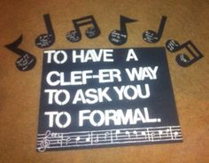 a sign that says to have a clefer way to ask you to formal