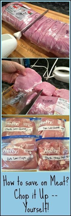 how to save on meat chop it up yourself