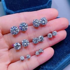 >>>> MOISSANITE STUDS DESCRIPTION <<<< ◎ Moissanite Clarity : VVS1◎ Moissanite Color : D Colorless◎ Moissanite Polish : Excellent ◎ Moissanite Cut : Excellent◎ Moissanite Symmetry : Excellent◎ Moissanite Shape : Round Brilliant ◎ Moissanite Size: 0.1ct+0.1ct, 0.2ct in total and each moissanite is 3mm.◎ Moissanite Size: 0.3ct+0.3ct, 0.6ct in total and each moissanite is 4mm.◎ Moissanite Size: 0.5ct+0.5ct, 1.0ct in total and each moissanite is 5mm.◎ Moissanite Size: 1.0ct+1 Wedding Earrings Studs, Wedding Earring, Floral Studs, Dainty Studs, Writing Gifts, Moissanite Earrings, Earring Studs, 14k White Gold Ring, Girls Earrings