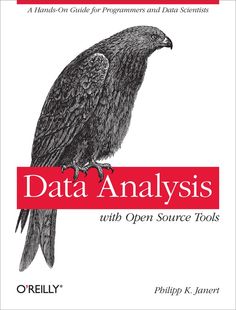 the book cover for data analyses with open source tools