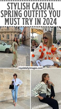 25 Iconic Outfit ideas Casual Spring Outfits, Spring Summer Fashion Trends, Fashion Trend Forecast, European Summer Outfits, Spring Break Outfit, Effortlessly Chic Outfits, Spring Fashion Outfits, Spring Fashion Trends