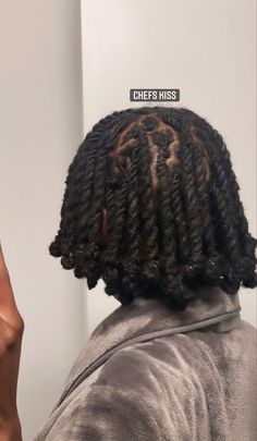 Loc Knots Styles, Barrel Twist Locs Women, Loc Knot Bob, Loc Bob, Short Loc Styles, Natural Hair Weaves