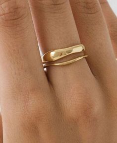 Gold Textured Ring | Gold Stackable Ring | Asymmetric Rings | Rings For Her Solid Gold Rings With Diamond, Rings Gold Plain, Wode Gold Ring, Gold Colour Ring, Genuine Gold Ring, Knuckle Rings Gold Simple, Cheap Dainty Gold Rings, Plain Solid Gold Ring, Womens Elegant Rings