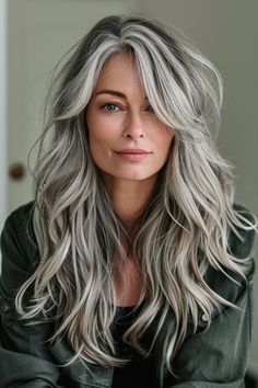 Long Hair Highlights, Straight Blonde Hair, Fun Hair, Haircut For Older Women