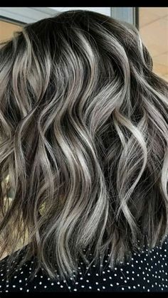 blending in greys in brown hair pictures - Yahoo Search Results Subtle Face Framing, Blonde Hair Trends, Brown Hair Pictures, Brown Hair With Silver Highlights, Grey Hair Transformation, Ash Hair, Grey Hair Inspiration, Brunette Hair With Highlights, Dark Hair With Highlights