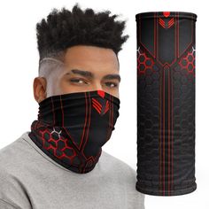 Masks are intended for Cosmetic/Aesthetic purposes only 9 MORE COLORS AVAILABLE BELOW https://www.etsy.com/listing/938554574/ JAN 28th, 2021 :: Improved and Enhanced Design, Darker Blacks, Brighter Red, Better Detail and Design Placement Adjusted and Resized for better Face Contour. This Adult Size Ninja Mask neck gaiter is a versatile accessory that can be used as a face covering, headband, bandana, wristband, a neck warmer and many more ideas you're sure to come up with! * 95% polyester, 5% el Black Masquerade Cosplay Costume With Mask, Black Mask Cosplay Costume For Cosplay Events, Harajuku Style Black Cosplay Costume For Winter, Punk Style Black Cosplay Costume For Winter, Ninja Face Mask, Futuristic Cosplay, Balaclava Outfit, Cosmetic Aesthetic, Ninja Mask