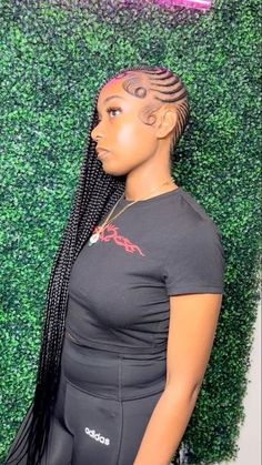 Lemonade Braids Hairstyles, Lemonade Braids, Braided Hairstyles For Black Women Cornrows, Feed In Braids Hairstyles, Box Braids Hairstyles For Black Women, Cute Braided Hairstyles, Braids Hairstyles Pictures, Cute Box Braids Hairstyles