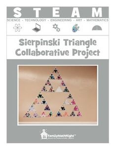 a book cover with an image of a triangle in the center and text that reads steam