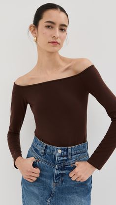 Reformation Anneliese Knit Top | Shopbop Solid Off-shoulder Elastane Top, Top Cafe, Cafe Branding, Knit Tops, Save Earth, Clean Girl, Healthcare Professionals, Knit Top, Fabric Weights