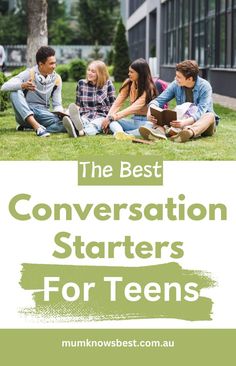 The best conversation starters for teens by Mum Knows Best. Conversation Starters For Teens, Making New Friends, Conversation Cards, Meaningful Conversations, Build Confidence, School Events