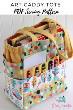 a large bag with many compartments on it