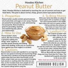 a recipe for peanut butter with instructions on how to use it