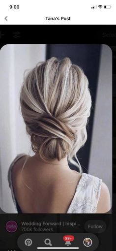 Hairstyles Pinterest, Chignon Simple, Elegance Hair, Wedding Hairstyles And Makeup, Wedding Hair Up, Simple Wedding Hairstyles, Bridal Hair Updo, Elegant Wedding Hair