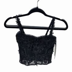 All Items Ship Within 1-2 Days! Dolls Kill - Widow “Deadly Serious Lace Bustier” Size: X-Small Nwt. New. Never Worn. Black Lace Bustier/Corset Top With Adjustable Straps And Lace Up Back. Product Is No Longer Sold On The Dolls Kill Website. Black Sheer Corset For Party, Fitted Sheer Lace Crop Top, Party Lace Tops With Boned Bodice, Black Lace Crop Top For Party, Black Lace Crop Top For Evening, Fitted Black Gothic Lace Top, Black Lace Patchwork Camisole Top, Black Fitted Lace Top Corset, Black Lace Top Fitted Corset