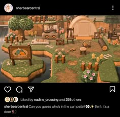 an animal crossing game is being viewed on the webpage, and it appears to be fake