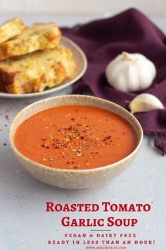 roasted tomato garlic soup with no cream