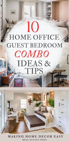 the top 10 home office guest bedroom combo ideas and tips to make it work for you