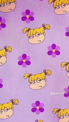 Rugrats Background, Rugrats Aesthetic, Angelica Rugrats, To Whom It May Concern, Angelica Pickles, 90s Wallpaper, Iphone Wallpaper Vsco, Wallpaper Iphone Neon