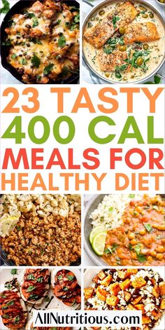 Explore a collection of 23 delicious and wholesome meals that are both satisfying and under 400 calories. Perfect for those looking to maintain a balanced diet without sacrificing flavor, these recipes offer a variety of options from hearty breakfasts to light dinners. Whether you're meal prepping for the week or seeking inspiration for a healthy lifestyle, these nutritious dishes are sure to delight your taste buds while keeping your calorie count in check. Dive into a world of vibrant flavors and nourishing ingredients that make healthy eating a breeze. Healthy Low Calorie Dinner, 500 Calorie Meals, Healthy Low Calorie Meals, Calorie Meals, Calorie Meal Plan, 1200 Calories, No Calorie Foods