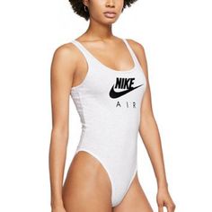 New With Tags Retail Purchase Colors Are Grey And White In My Eyes Tops Nike, Womens Bodysuit, My Eyes, Nike Tops, Gray White, Grey And White, Nike Women, Womens Tops, Nike