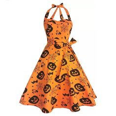 Brand New Topdress 1950s Classic Audrey Hepburn Style Dress- Halloween Themed. Listed As Nwt Because The Dress Is Brand New In The Package, Item Sticker On The Bag, But Never Had Any Tags To Begin With. This Elegant 1950s Classic Audrey Hepburn Style Dress Is Just The Thing You Need To Add To Your Wardrobe. Clearly Perfect For Halloween, But Can Be Worn All Year Long As Who Says Pumpkin, Spiderwebs And Little Grim Reapers Aren’t Adorable No Matter The Month :) Features: Comfortable Fabric, Lined Retro Fitted Halloween Dress, Retro Halloween Fitted Dress, Retro Halloween Costume Dress, Vintage Fitted Halloween Dresses, Vintage Sleeveless Halloween Dress, Vintage Sleeveless Dress For Halloween, Vintage Halloween Party Dress, Orange Halloween Costume Dress, Audrey Hepburn Style Dress