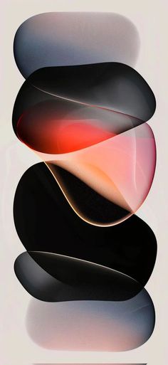 an image of abstract art that looks like it has been created by using different colors and shapes