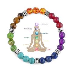 Chakras Bracelet, Chakra Gemstones, Men Bracelets, Mens Bracelets, Men's Bracelets, Beads Bracelet Design