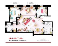 a floor plan for a two bedroom apartment