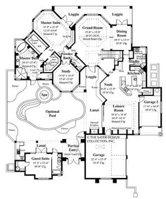 this is the floor plan for these luxury house plans and home designs that you can find on